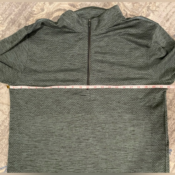 Lululemon Metal Vent Tech Midweight Half Zip Jacket Spruce / Tidewater Teal - Picture 6 of 7